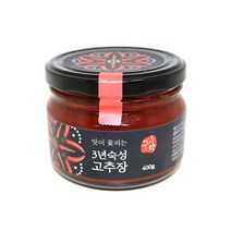 맛이 꽃피는 3년숙성 고추장 한식고추장 고추장 저온숙성, 400g, 1병