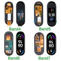 애플워치액정 액정교체 자가수리 원래 Xiaomi Mi 밴드 4 5 6 7 LCD 디스플레이 화면 터치 디지타이저 스마트 워치 5.0 팔찌, Band5 (NO NFC)