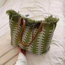 천 미니 캔버스 보부상 에코 가방 백 여성용 토트 봄 여름 여행 디자이너 숄더 술 대용량 빅 핸드백