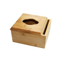 대나무 빌꽂이 휴지함 냅킨통 티슈케이스