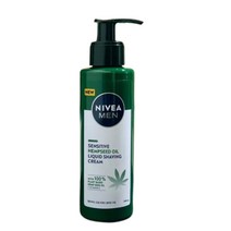 니베아 맨 센서티브 햄프씨드 오일 리퀴드 쉐이빙 크림 200ml 1개, 상세내용참조