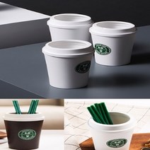 커피샵계산대 커피스틱통 빨대꽂이 빨대통 거치대 디스펜서 플라스틱 국산, 색상, 블랙&화이트