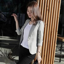 SAMARA 여성 린넨자켓 마자켓 여름자켓 루즈핏 1804X019