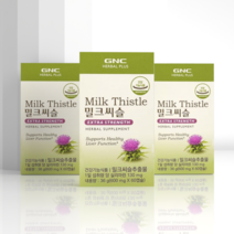 GNC 밀크씨슬 오리지날 3박스 직장인 간 선물 여자친구 남자친구 건강기능식품, 3개, 30정
