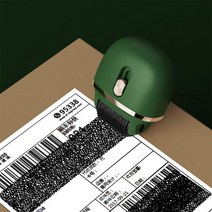 테일렌 택배 송장 지우개 개인정보 유출방지 보호 스탬프 롤러 문서 운송장 리필, 블랙