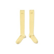 OIOI 오아이오아이 OISTUDIO LOGO LONG SOCKS_YELLOW