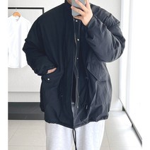 코튼 M65 숏 아미 개파카 내피탈부착 사파리 야상 점퍼 패딩 자켓 (3color)