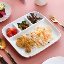 골드라인 도자기 식판 브런치식판 나눔식판 혼밥식기