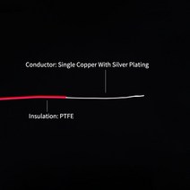 오토바이 전기부품 전선 2M/20M PTFE 실버 도금 구리선 38/36/34/30/28/26 AWG 마이크로 파인 UL1423 고온, 06 파란_02 5M_06 28AWG