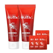 [1+1] 온몸/목/허리/무릎 통증 마사지크림 허브 추출물 함유 아나프노크림(100ml x 2개+증정품), 2개, 100ml