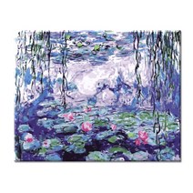 모모픽스페인팅 DIY명화그리기 40x50cm, J09 모네 수련1