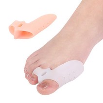 엄지발가락 관절 통증 회복 실리콘 보호기 패드 한쌍