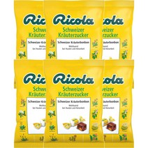 리콜라 Ricola 스위스 허브 슈가 봉봉 사탕 75g 6팩 총 450g