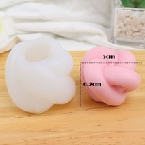 비 스틱 버블 큐브 양초 실리콘 몰드 아로마 테라피 석고 DIY 수제 비누 용품, Magic Ball