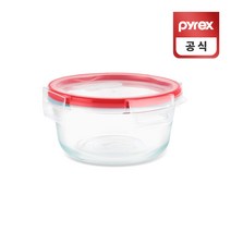 코렐 파이렉스 원형 프레쉬락 4면 밀폐용기 950ml, 단품