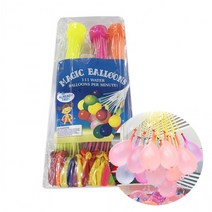 여름 휴가 수영장 어린이 물놀이 장난감 물풍선제조기 다발풍선 워터벌룬 물풍선놀이 다연발 물풍선 111P, 상세페이지 참조