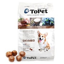 투펫 슈퍼 프리미엄(치킨&야채) 애견사료7.2kg