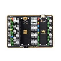 라즈베리 파이 피코용 쿼드 gpio 확장 보드 수 헤더 4세트 USB 전원 입력 커넥터, 모자에 피코