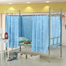 벙커침대 패션 캐노피 침대 커튼 홈 및 학교 이층 방진 개인 정보 보호 모기장 침실 텐트, 33 33