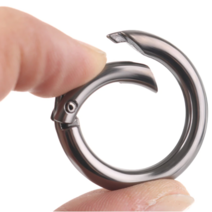 메탈오링 원터치 개고리 악세사리 재료 20mm 블랙, 단품