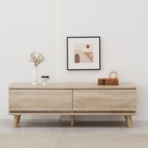 에보니아 베네토 서랍 수납 거실장 1200 [착불배송], 아카시아