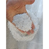 [1.5kg] 색모래 규사 고급모래 칼라모래 하얀모래 흰모래 놀이터 소꿉놀이 고양이모래 모래 화분 분갈이 화단 정원 자갈 옥상 테라스 마당, [4호]화이트2캔, 1500g, 1개