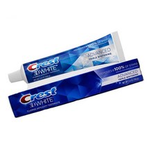 [국내배송] 크레스트 3D 화이트 어드밴스드 화이트닝 치아미백 치약 147g, 1개, 145g