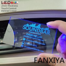 7개의 독특한 글로우 초대장 LED 명함 맞춤형 홀로그램 빛나는 빛 NFC, 05 Pink