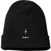 Smartwool 리드 로고 메리노 울 비니 블랙 M 2중 니트 겨울 모자 스키 러닝 등산 및 액티비티용 땀 흡수 및 얼룩 방지 소재 (1FM), Medium, Capri