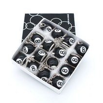 당구공세척기 아니. 블랙 25mm 당구 공 열쇠 고리 체인, 한개옵션0