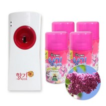 산도깨비 향기속으로 자동분사기 센서형 1P + 라일락향 290ml 4P, 4개