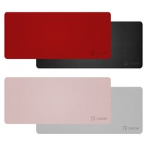MP940_가죽_넓은 마우스패드 무지마우스패드 데스크 매트 마우스패드손목보호대 서든어택 마우스깔판 로지텍 장패드, 그레이핑크