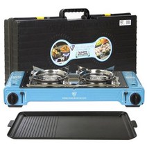 휴대용 캠핑 투버너 1P 전용불판 야외 차박 트윈버너 _ 2022885EA, 쿠팡 본상품선택