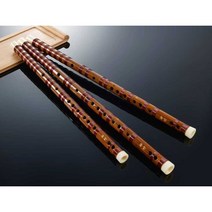 대나무피리 클래식 악기 긴 조롱박 플루트 전통악기, 화이트 혼 원색 E (57cm 초심자 남성)