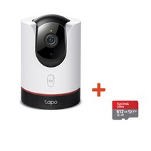 티피링크 TAPO C225+512GB 무선 CCTV 팬틸트 홈보안 Wi-Fi 2K 카메라
