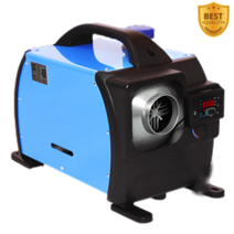 [고품질부품] 차박이지 무시동 히터 이동식 온풍기 알루미늄 저소음 신형 캠핑 텐트 전기히터 차박, 스카이 블루, 12/24/220V겸용1구