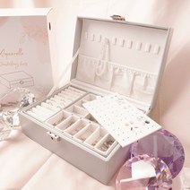 아쿠아렐 악세사리 보관함 귀걸이 반지 목걸이 팔찌 주얼리 보석함 서랍함 1단 오픈형