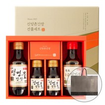 [신앙촌] 양조간장 선물세트 스타 4호 (쇼핑백 증정), 1세트