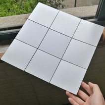 유럽풍 알루미늄 판 모자이크 DIY 접착 백본드 금속 타일 TV 배경 벽 스티커 화장실 조화, 구궁격백