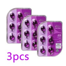 Ellips 머리카락 비타민 뿔 단백질 복합체 오일 매끄러운 복구 손상된 모로코 오일 탈모 방지제 헤어 케어 오일 색상: Nutri Color 3개, 상품 상세페이지 참조, 상품 상세페이지 참조