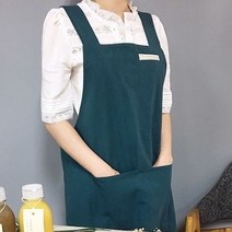 어린이집 유치원 선생님 보육교사 카페 공방 앞치마 4컬러, FREE, 핑크