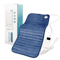 강아지 반려견 반려묘 전기담요 발열매트 100V-220V 전기 난방 패드 시간 경련 허리 통증 완화 타이머 담, 03 Blue_04 AU