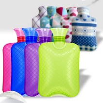 보온물주머니 유단포 온열찜질팩 온수휴대용손난로500ml, 보온물주머니500ML 블루