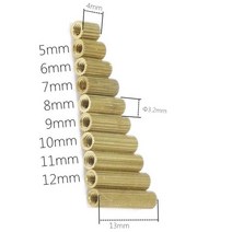 M2 x 3mm 너트 간격 나사 황동 기둥 CCTV 카메라용 PCB 스탠드오프 스페이서 10 개, 한개옵션0
