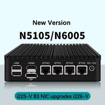 4xintel i226 2 5g lan 미니 pc 펜티엄 n6005 론 n5105 라우터 서버 pfsense 방화벽 hd dp type c 34k uhd tpm2 0, 32GB DDR4 1TB NVMe, 셀러론 n5105, 영국