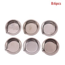 프라모델도색 건담마카 프라모델니퍼 타미야 스프레이 건담 도구에 대한 6 개대 금속 색상 페인트 트레이 혼합 색상 착색 접시, b