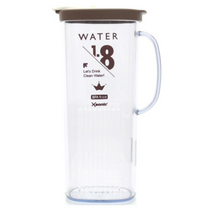 제오닉 손잡이 사각물병 2p, 브라운 색상 2개, 1800ml