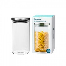 글라스락 스텐뚜껑 내열유리캐니스터 1320ml, 1개