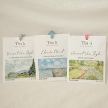 종이방향제 차량용 옷장 샤쉐 옷걸이 신발장 자동차 방향제 사쉐 5매, 명화종이방향제 - 레몬유칼립투스 5매