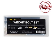 메쯔 WBS 웨이트 무게 볼트 세트 (8종), 단일 옵션